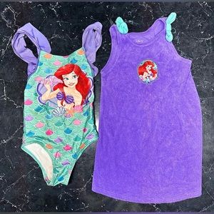 Disney Princess Ariel Swimsuit and Coverup
